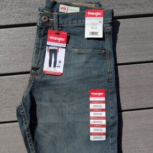 WRANGLER Jeans Size 29 X 30 Men's Five Star Premium Athletic Fit Blue Denim
